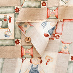 Cotton Scare Printed Fabric - John&Emily GRACE - nomura tailor