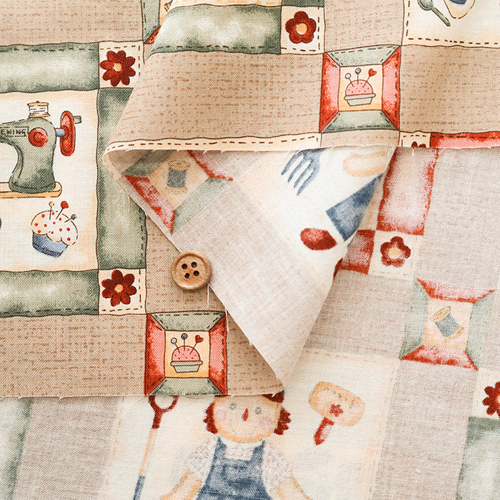 Cotton Scare Printed Fabric - John&Emily GRACE - nomura tailor