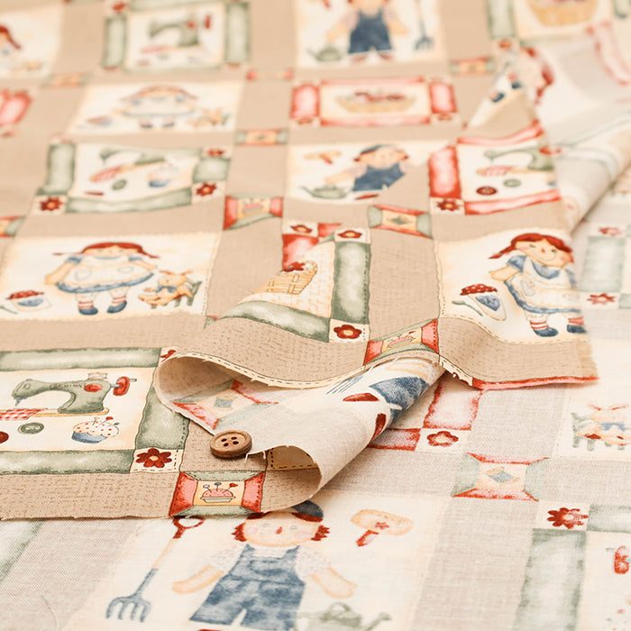 Cotton Scare Printed Fabric - John&Emily GRACE - nomura tailor