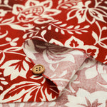Cotton Silues Satin Print Fabric - Flower - nomura tailor