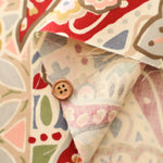 Cotton Silues Satin Print Fabric - Paisley - nomura tailor