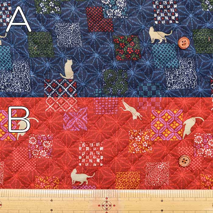 China-made Polyester Reversible Puffed Quilted Fabric - Cat - nomura tailor