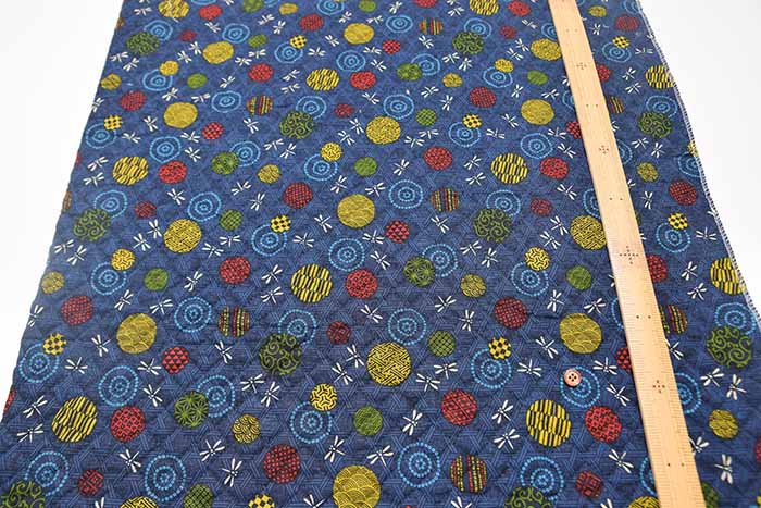 China-made Polyester Reversible Puffed Quilted Fabric - Dragonfly - nomura tailor