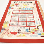 <Patterned Cut>2026 Calendar -  Bear (1 Pattern: Approx. 70cm × 40cm) - nomura tailor
