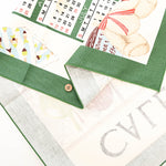<Patterned Cut>2026 Calendar -  Bear (1 Pattern: Approx. 70cm × 40cm) - nomura tailor