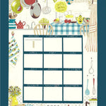 <Patterned Cut>2026 Calendar -  Bear (1 Pattern: Approx. 70cm × 40cm) - nomura tailor