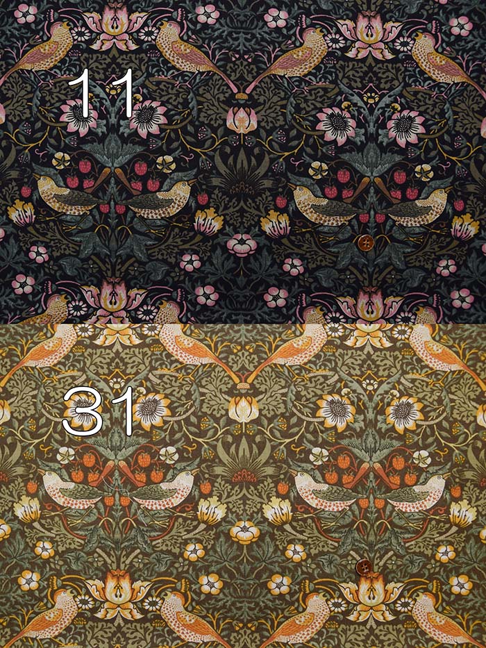 Cotton Sheeting Print Fabric MODA WILLAM MORRIS Ichido - nomura tailor