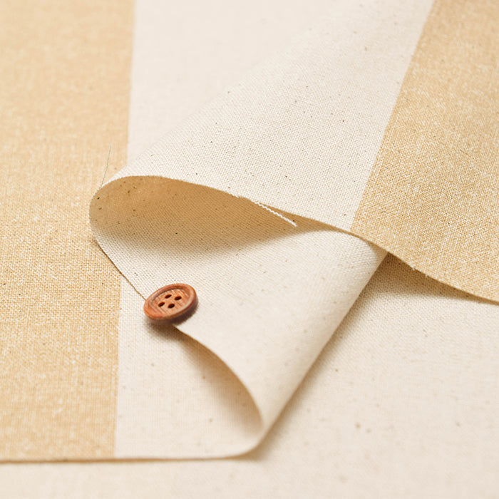 Cotton No. 10 Canvas Fabric - Big stripe - nomura tailor