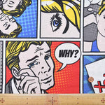 Made in the Netherlands B&B Fabric Cotton Print Fabric - American Comics - nomura tailor