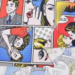 Made in the Netherlands B&B Fabric Cotton Print Fabric - American Comics - nomura tailor