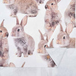 Made in the Netherlands B&B Fabric Cotton Print Fabric - RABBIT - nomura tailor