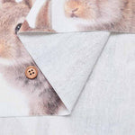 Made in the Netherlands B&B Fabric Cotton Print Fabric - RABBIT - nomura tailor