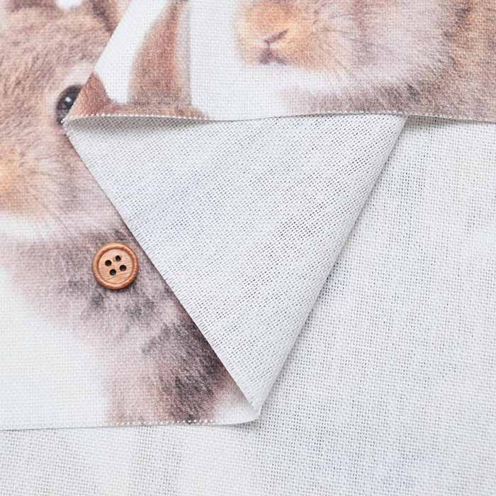 Made in the Netherlands B&B Fabric Cotton Print Fabric - RABBIT - nomura tailor