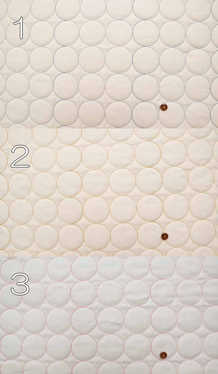 Cotton Circle Stitch Quilt Fabric Fabric (1-080-CIRQL) - nomura tailor