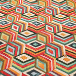 Made in France Gobelin Fabric - SAFECO Geometric Pattern - nomura tailor