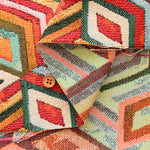 Made in France Gobelin Fabric - SAFECO Geometric Pattern - nomura tailor