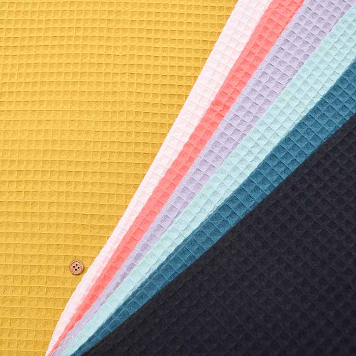 Made in France - W width Waffle Fabric Plain - nomura tailor