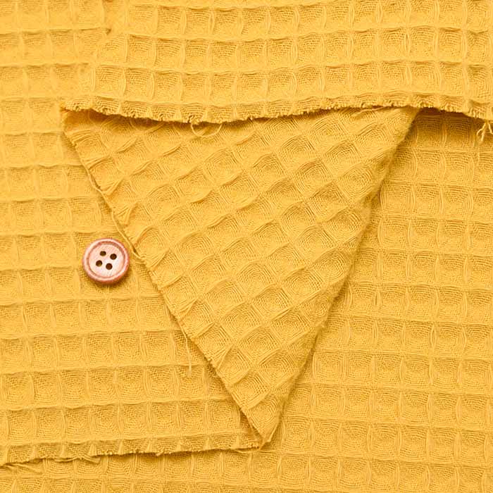 Made in France - W width Waffle Fabric Plain - nomura tailor