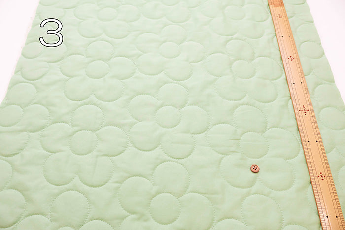 Cotton Quilted Fabric - Flower - nomura tailor