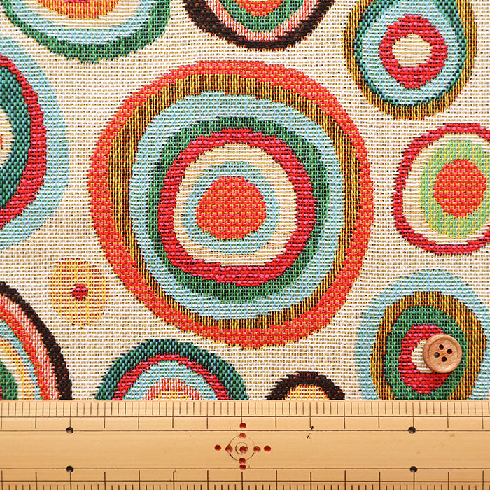 Made in France Gobelin Fabric - SAFECO Geometric Pattern - nomura tailor