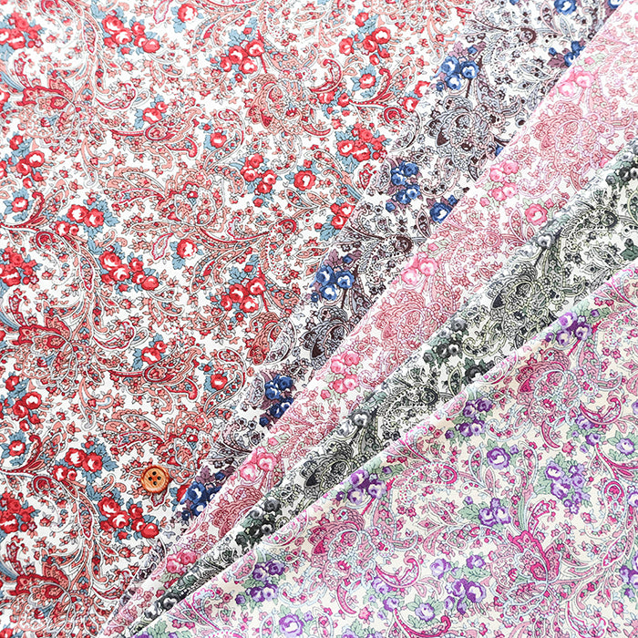 Cotton Scare Printed Fabric - Paisley - nomura tailor