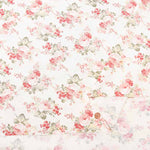 Cotton Scare Print Fabric - Flower Rose - nomura tailor