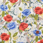Cotton Scare Printed Fabric - Art Flower - nomura tailor