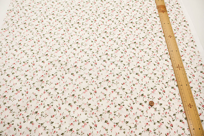 Cotton Scare Printed Fabric - Mini Flower - nomura tailor