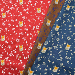 Cotton Lawn Print Fabric - echino FOX - nomura tailor
