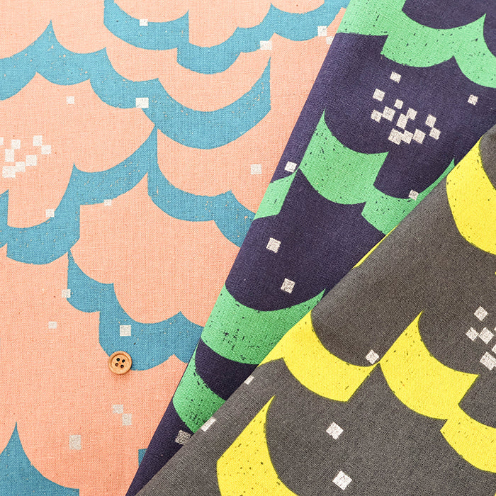 C/L Canvas Print Fabric echino float - nomura tailor