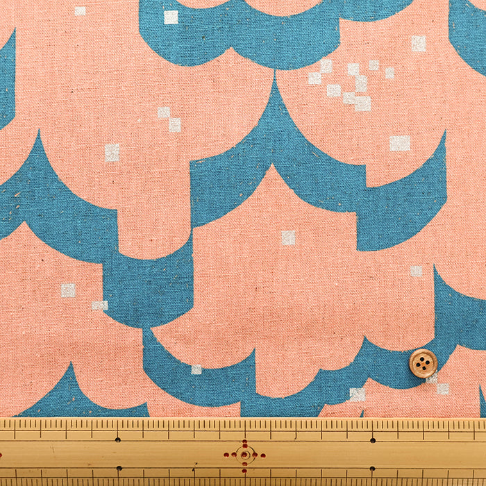 C/L Canvas Print Fabric echino float - nomura tailor