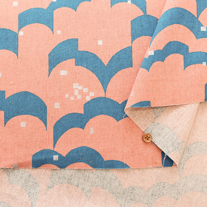 C/L Canvas Print Fabric echino float - nomura tailor