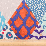C/L Canvas Print Fabric echino Rhombus - nomura tailor