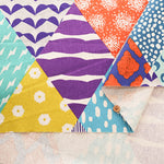C/L Canvas Print Fabric echino Rhombus - nomura tailor