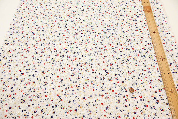 60"Cotton Lawn Fabric Flownny - Small Floral - nomura tailor