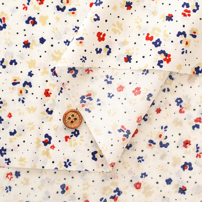 60"Cotton Lawn Fabric Flownny - Small Floral - nomura tailor
