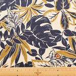 Cotton Piqué Print Fabric - Resort Monotone - nomura tailor