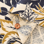 Cotton Piqué Print Fabric - Resort Monotone - nomura tailor