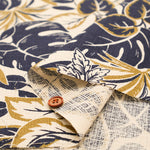 Cotton Piqué Print Fabric - Resort Monotone - nomura tailor