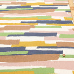C/L Canvas Print Fabric - Border Brush - nomura tailor