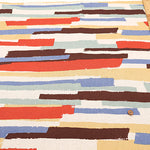 C/L Canvas Print Fabric - Border Brush - nomura tailor