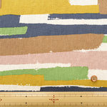 C/L Canvas Print Fabric - Border Brush - nomura tailor