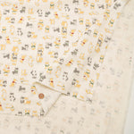 Cotton Double Gauze Print Fabric - Mini Print Shiba - nomura tailor