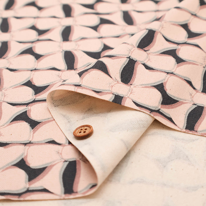 Cotton Oxford Fabric Linnea Ribbon - nomura tailor