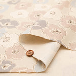 Cotton Oxford Fabric Smorkybotanical Poppy - nomura tailor