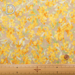 Cotton Double Gauze Print Fabric - Mimosa - nomura tailor