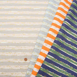Cotton Oxford Fabric -  Linnea Basic - Strip with stars pattern - nomura tailor