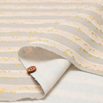 Cotton Oxford Fabric -  Linnea Basic - Strip with stars pattern - nomura tailor