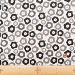 Cotton Double Gauze Fabric - Mini Print - funwari Flower - nomura tailor