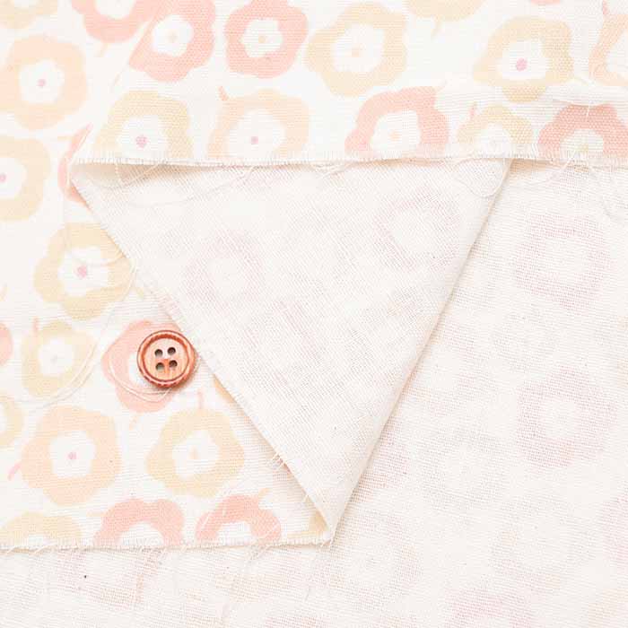 Cotton Double Gauze Fabric - Mini Print - funwari Flower - nomura tailor